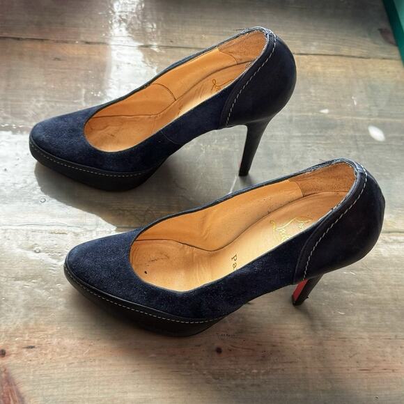 Christian Louboutin Black Defil Pump Décolleté Nappa Sz 38.5 - Picture 9 of 16